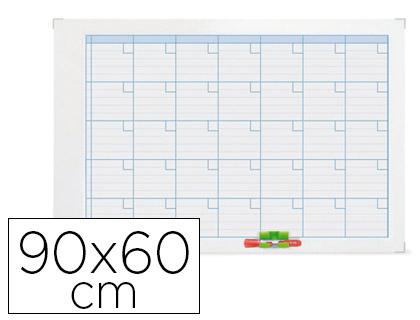 Planning magnético Nobo mensual 90x60cm.